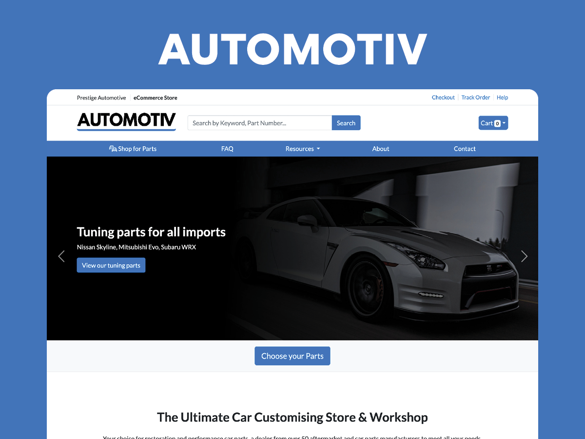 Automotiv Theme Demo Website