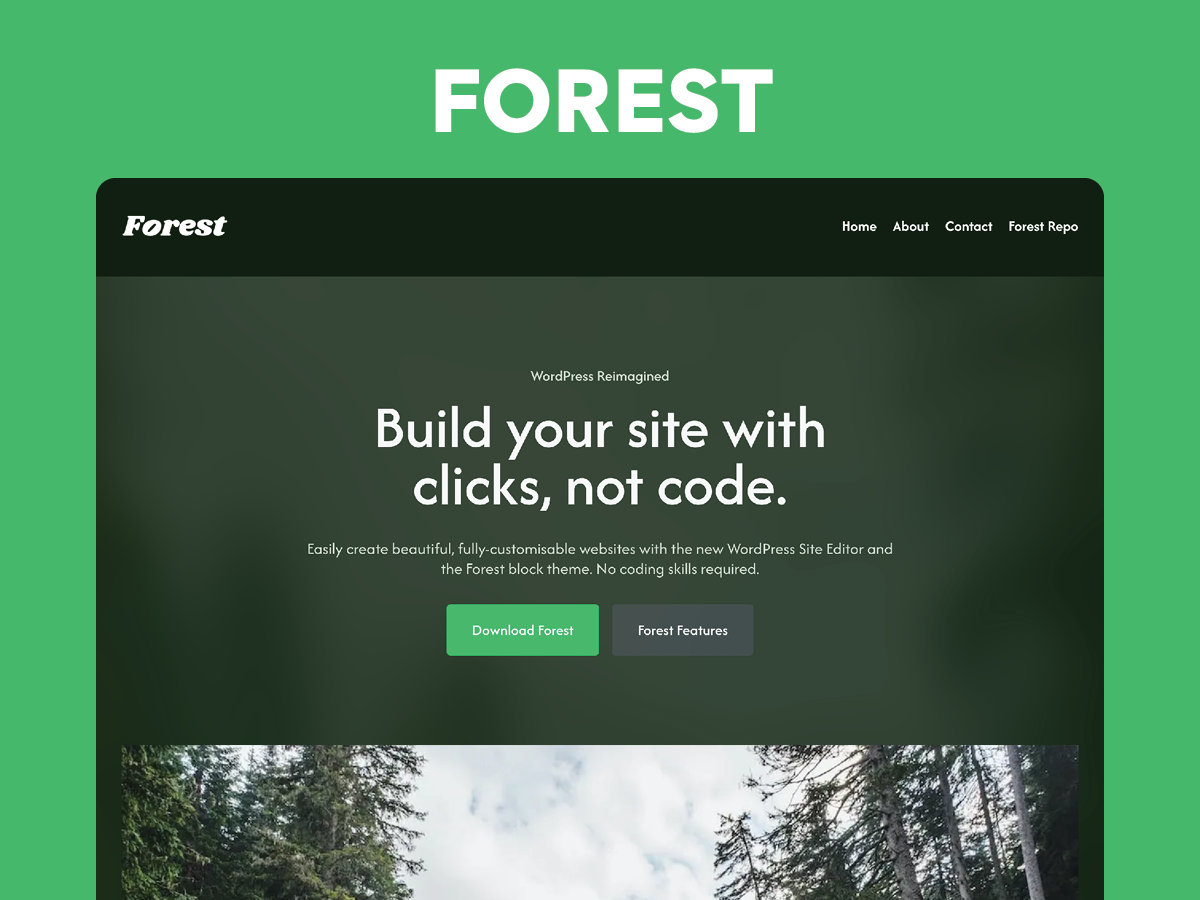 Forest FSE Theme Demo Website